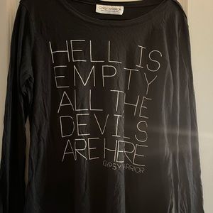 GYPSY WARRIOR graphic long sleeve